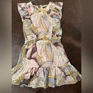 Imoga Kids Dress - Pink and Yellow Floral. Size 6